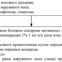 Перелом костей носа со смещением статус локалис